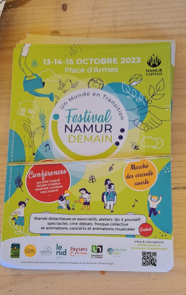 Festival Namur Demain -Seconde édition